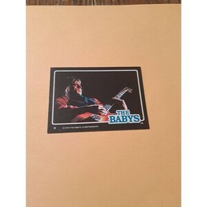Vintage 1979 The Babys Trading Card #9 London Rock Band Collectible